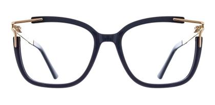 Imagem de Armação De Oculos Sem Grau Preto Feminino Quadrado Grande Moda B9
