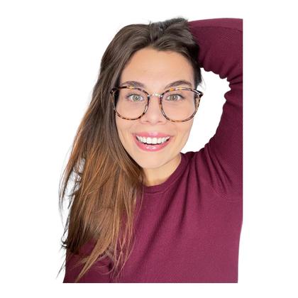 Imagem de Armação Óculos de Grau Feminina Quadrada Today Animal Print