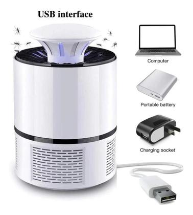 Imagem de Armadilha Luminária Mosquito Pernilongo Inseto Led Usb Uv