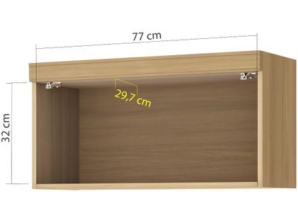 Imagem de Armário 1 Porta Basculante Marquesa 80cm 100% MDF