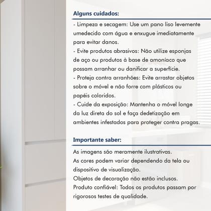 Imagem de Armário 4 Portas 4 Gavetas 100% Mdf Rainha