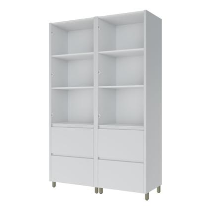 Imagem de Armário 4 Portas 4 Gavetas 100% Mdf Rainha