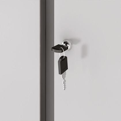 Imagem de Armário Aço Lavanderia Multiuso Organizador Ea311 Cinza