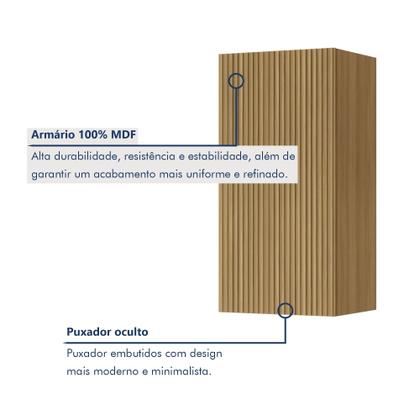 Imagem de Armário Aéreo 1 Porta Rainha 40Cm 100% Mdf