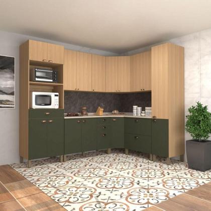 Imagem de Armário Aéreo 2 Portas Canto Diagonal Classic Luciane Freijo