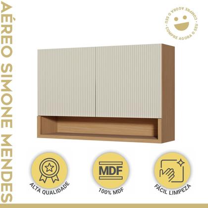 Imagem de Armário Aéreo 2 Portas Simone Mendes 120cm 100% Mdf