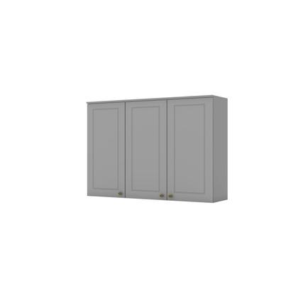 Imagem de Armário Aéreo 3 Portas 120cm Emily Espresso Móveis