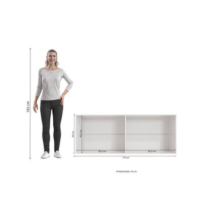 Imagem de Armário Aéreo 4 Portas Kappesberg Adapt Branco 175cm