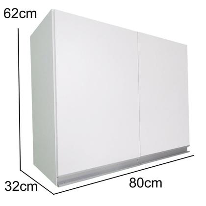 Armário Aéreo 80cm Cozinha Lavanderia Entregue Montado - EJV Shoop Imagem de Armário Aéreo 80cm Cozinha Lavanderia Entregue Montado
