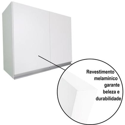 Armário Aéreo 80cm Cozinha Lavanderia Entregue Montado - EJV Shoop Imagem de Armário Aéreo 80cm Cozinha Lavanderia Entregue Montado