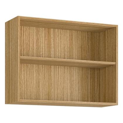 Imagem de Armário Aéreo Ametista 2 Portas 80 cm Freijó Gris - Kits Paraná