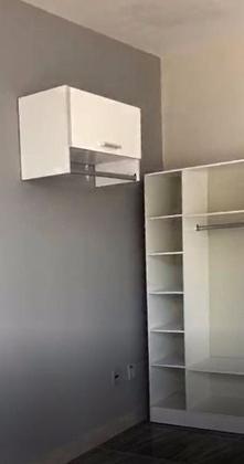 Imagem de Armário Aéreo Cabideiro Lavanderia Com Pistão À Gás = 2 Unid