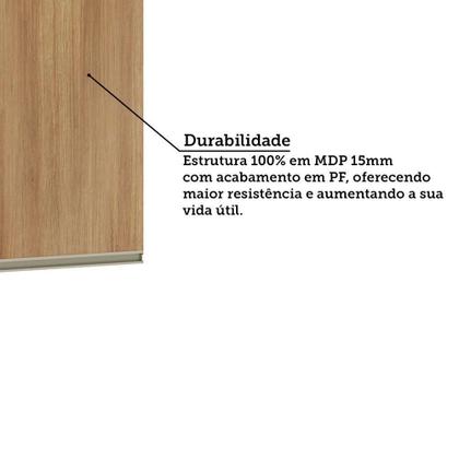 Imagem de Armário Aéreo Canto Diagonal 1 Porta Diana Luciane Móveis Avelã/avelã