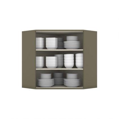 Imagem de Armário Aéreo Canto Oblíquo 02 Portas Connect Henn Duna Com Cristal