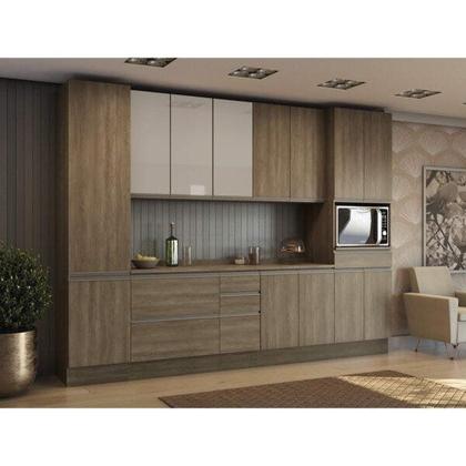 Imagem de Armário Aéreo com Vidro 3 Portas 120cm Maxxi