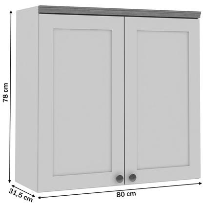 Imagem de Armário Aéreo Cozinha 2 Portas Verde Mint 1505 - Genialflex