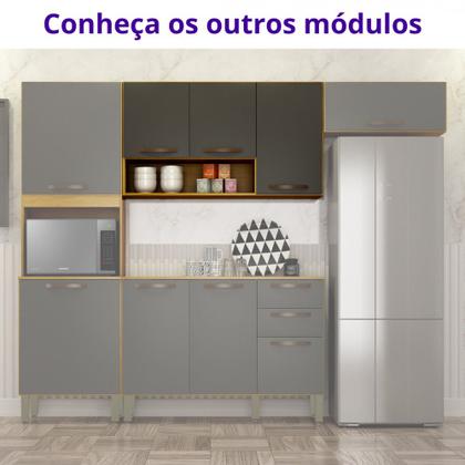 Imagem de Armário Aéreo Cozinha 3 Portas Maísa