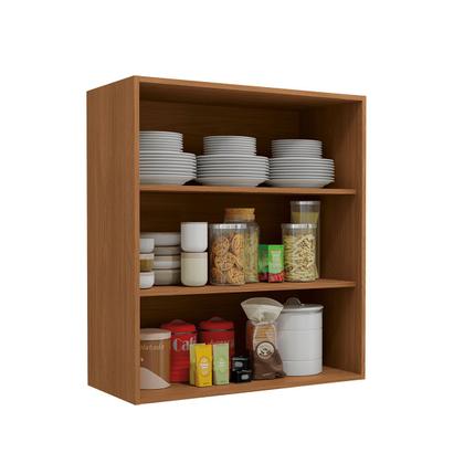 Imagem de Armário Aéreo Cozinha 80 Cm Mônica 2 Portas Canela - Kappesberg