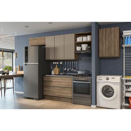 Imagem de Armário Aéreo Cozinha Modulado Maxxi G762 c/ 1 Porta 60cm Canela - Kappesberg