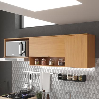 Imagem de Armário Aéreo de Cozinha 190cm 2 Portas Alice Yescasa