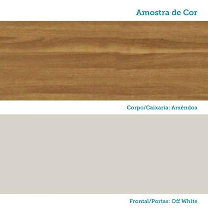 Imagem de Armário Aéreo de Cozinha 80cm com 1 Porta Basculante e Mini Adega 100% Mdf Itália