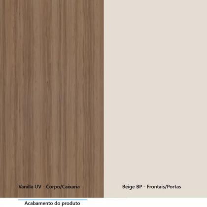 Imagem de Armário Aéreo de Cozinha Canto Reto 95cm 2 Portas Aspen Luciane Móveis