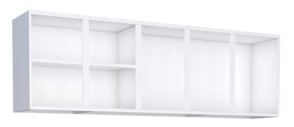 Imagem de Armário Aéreo de Cozinha Cinza em Aço Montado 174cm com Porta de Metal Juno Cozimax