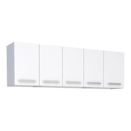 Imagem de Armário Aéreo de Cozinha em Aço 180cm 5 Portas Vênus