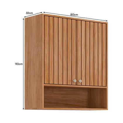 Imagem de Armário Aéreo Divina 80cm 2 Portas com Nicho - MGM