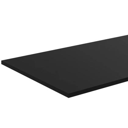 Imagem de Armário Aéreo e Balcão Gabinete com Tampo 160cm Andréia Preto - AJL Móveis