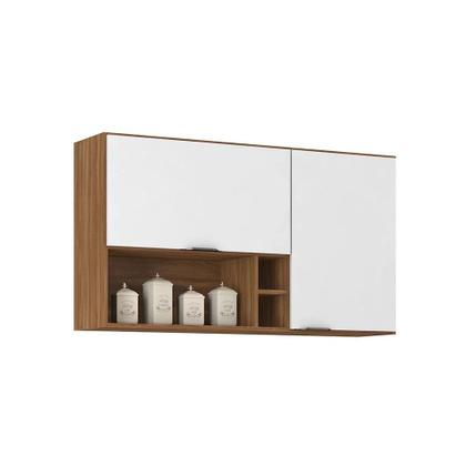 Imagem de Armário Aéreo Firenze 120cm 2 Portas com Nichos Demobile