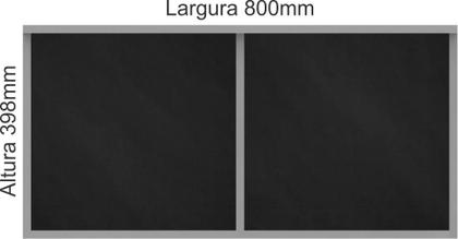 Imagem de Armário Aéreo Modulado Requinte com 1 Porta Basculante - Macadâmia/Branco Line