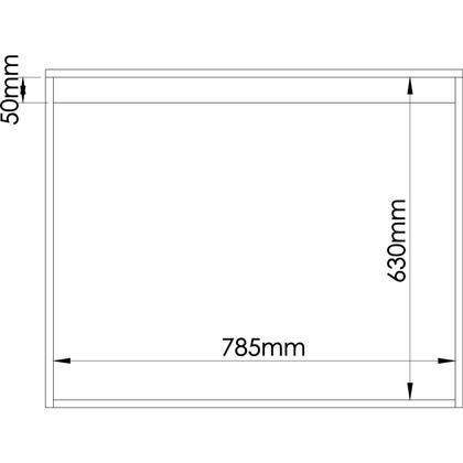 Imagem de Armário Aéreo Modulado Requinte com 2 Portas - Macadâmia/Branco Line