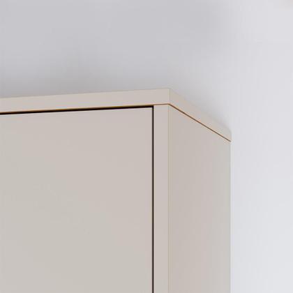 Imagem de Armário Aéreo Organizador Suspenso Parede Multiuso 3 Portas Cozinha Jessica - Off White  Cinamomo