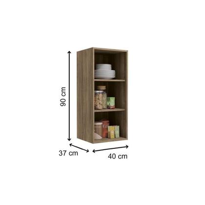 Imagem de Armário Aéreo p/ Cozinha Maxxi G761 c/1 Porta 40cm Canela - Kappesberg