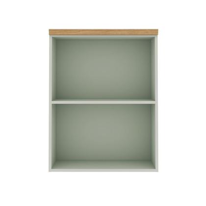 Imagem de Armário Aéreo para Cozinha 1 Porta Provençal Iluminata Verde/Mint