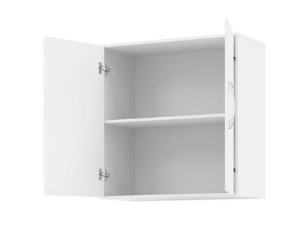 Imagem de Armário Aéreo Suspenso 2 Portas Parede Cozinha Quarto Branco