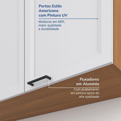 Imagem de Armário Aéreo Triplo 120cm Soho Cabecasa Madeiramadeira