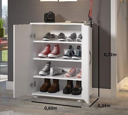 Imagem de Armário Balcão Multiuso 2 Portas Quarto Roupas Livros