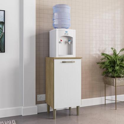 Imagem de Armário Balcão Multiuso Cristal Suporte para Bebedouro 1 Porta Kits Paraná Freijo Supremo