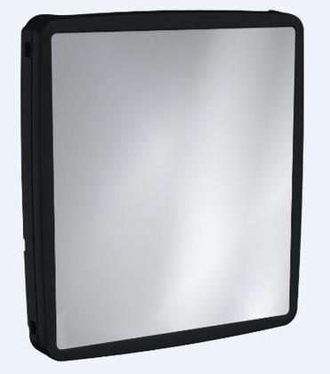 Imagem de Armário Banheiro Espelho Reversível Preto Ar51 - Sintex