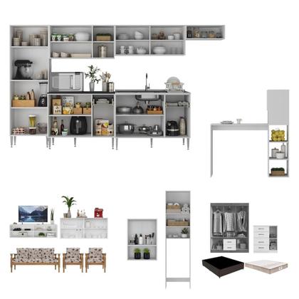 Imagem de Armário Cozinha Casa Completa Mobiliada 5 Ambientes Multimóveis CR60009