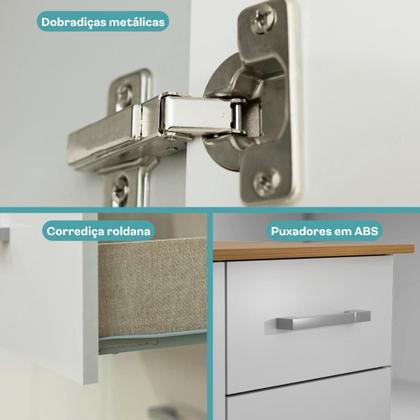 Imagem de Armário Cozinha Compacta Arizona Smart Carvalho Carraro