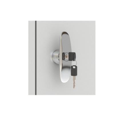 Imagem de Armário de Aço 1,98 x 1,20 com Chave e 4 Prateleiras - Cinza