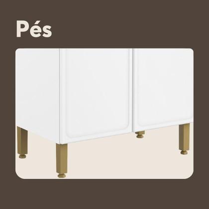 Imagem de Armário de Aço 4 Portas com 2 de Vidro Bella Bertolini