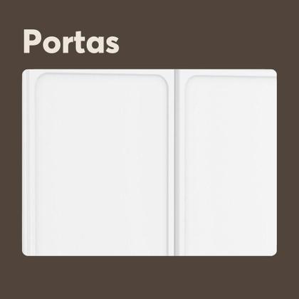 Imagem de Armário de Aço 4 Portas com 2 de Vidro Bella Bertolini