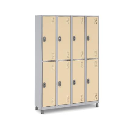 Imagem de Armário de Aço 8 Portas Grandes Locker Academia