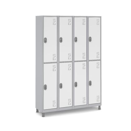 Imagem de Armário de Aço 8 Portas Grandes Locker Academia