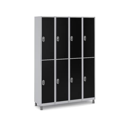 Imagem de Armário de Aço 8 Portas Grandes Locker Academia