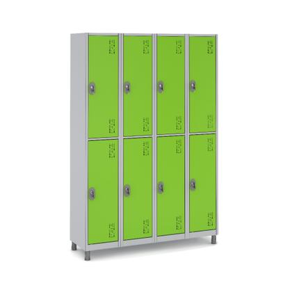 Imagem de Armário de Aço 8 Portas Grandes Locker Academia